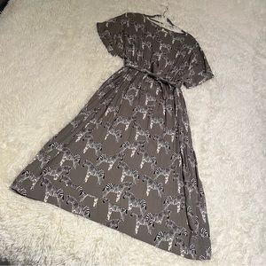 NWT World Market zebra dress, size S/M